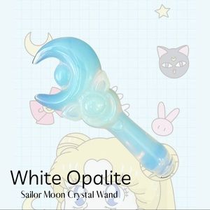 White Opalite Crystal Wand Sailor Moon
